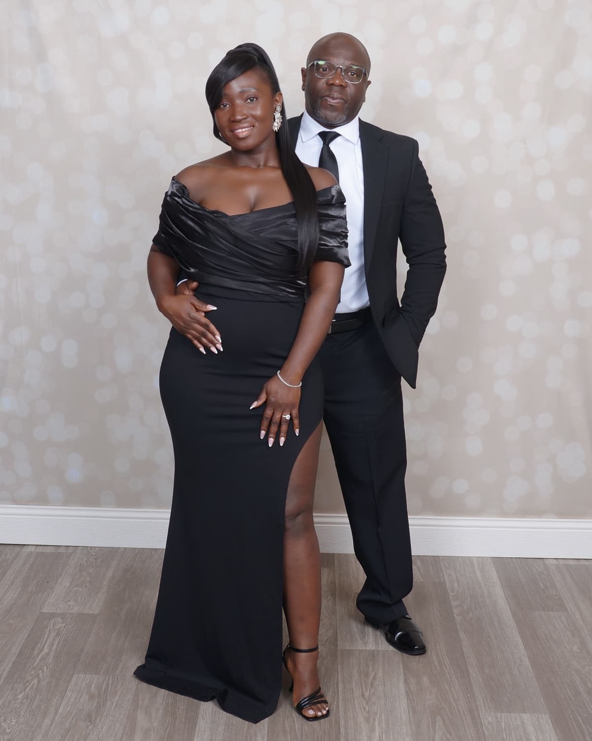 Full-length portrait of Alexis and Josephine